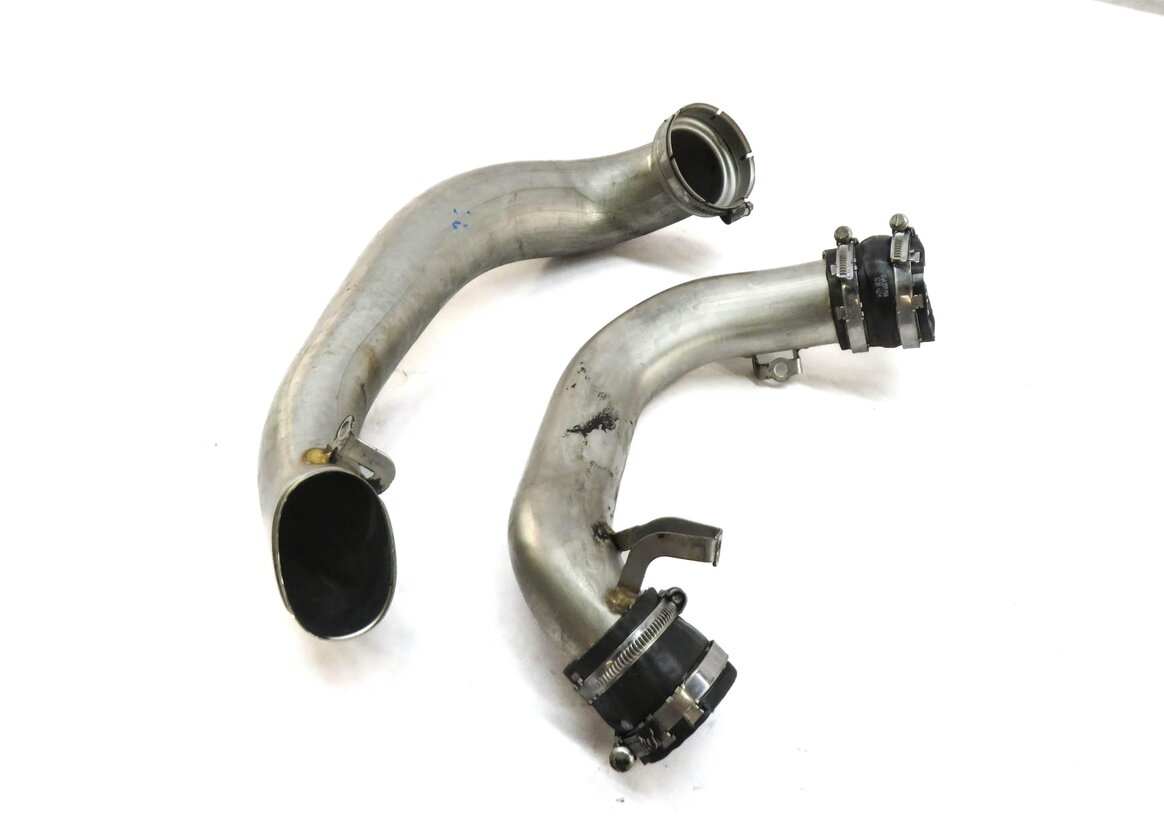 2013 MERCEDES GL450 (X166) 4.6L M278 ENGINE RIGHT AIR INTAKE DUCT PIPE SET-2