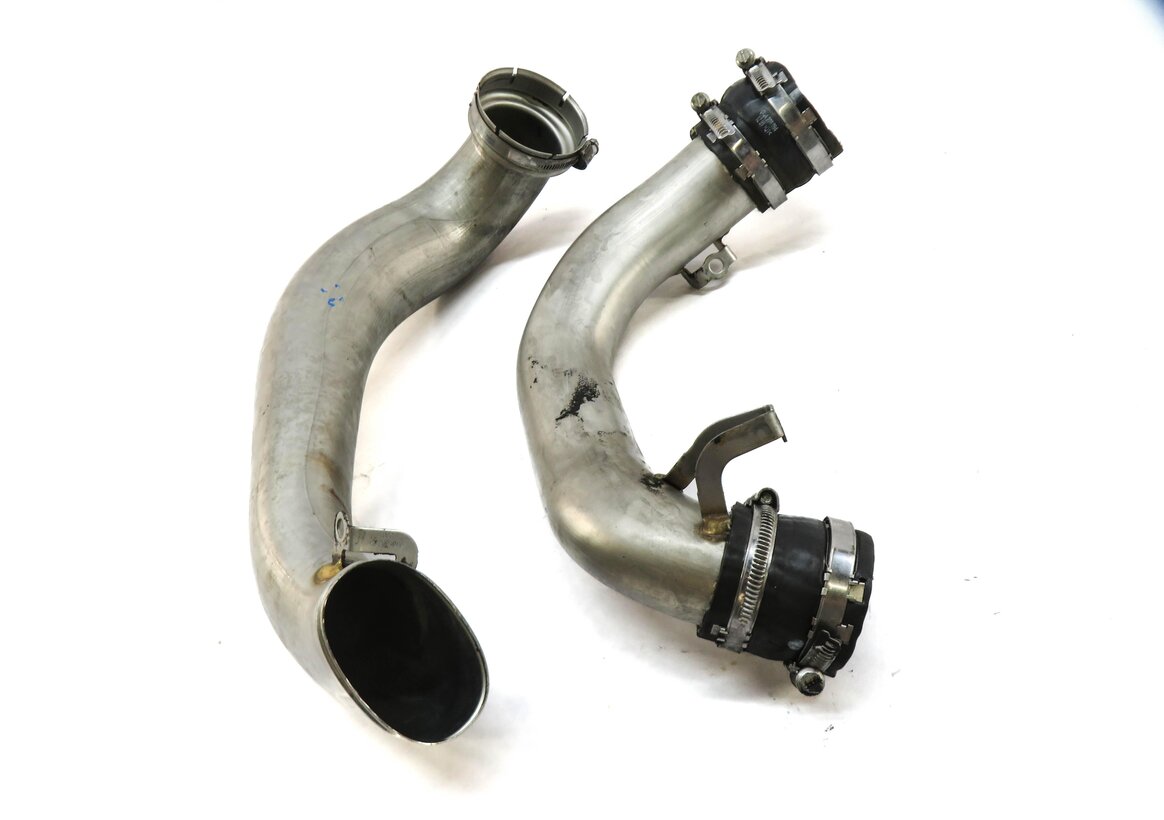 Thumbnail 2: 2013 MERCEDES GL450 (X166) 4.6L M278 ENGINE RIGHT AIR INTAKE DUCT PIPE SET-2