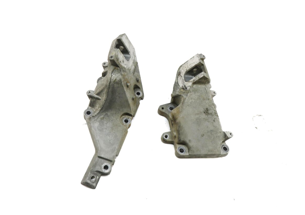 Thumbnail 2: 2013 MERCEDES GL450 (X166) 4.6L M278 ENGINE LEFT & RIGHT MOTOR MOUNT BRACKET SET