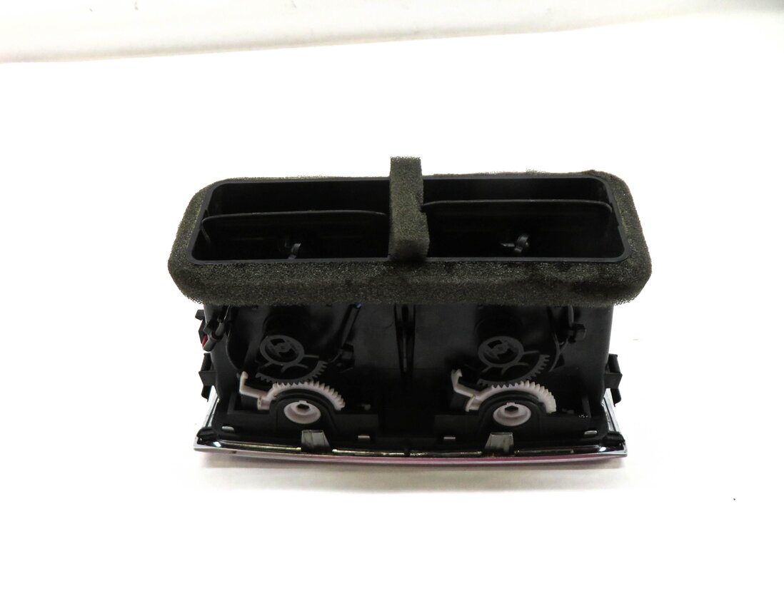 Thumbnail 5: 10 AUDI Q7 (4L) REAR CENTER CONSOLE A/C HEATER AIR VENT (BLACK w/ SILVER)
