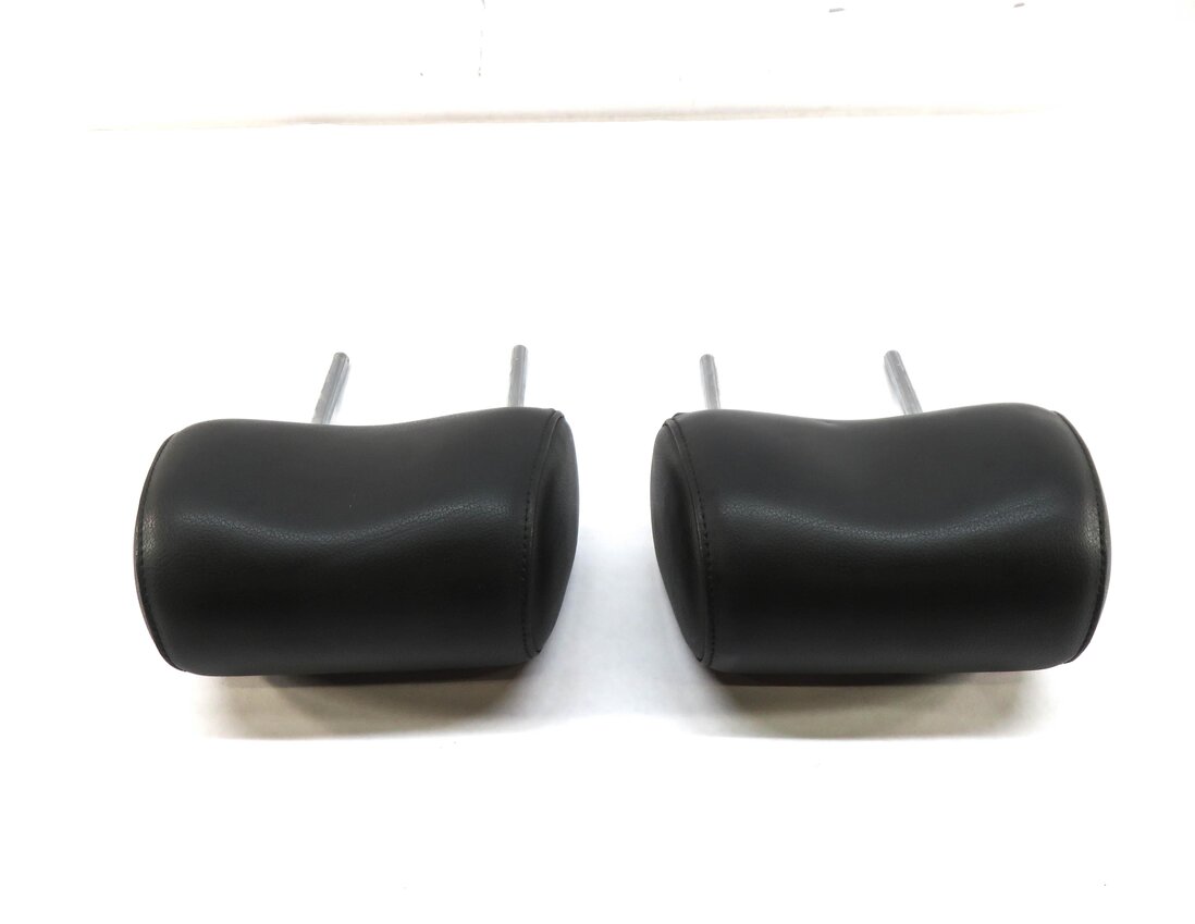Thumbnail 3: 08-13 AUDI A3 A6 Q7 S6 (8P C6 4L) FRONT LEFT & RIGHT SEAT HEADREST SET (BLACK)