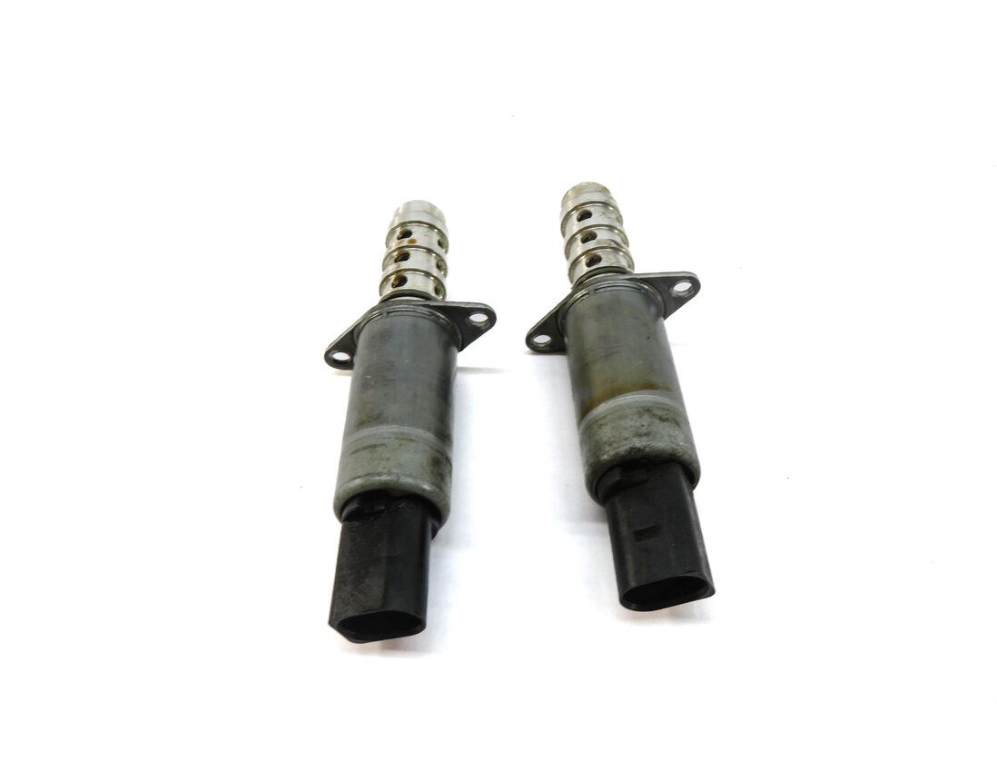 Thumbnail 2: 10 AUDI Q7 (4L) 3.6L (BHK VR6) V6 ENGINE VARIABLE VALVE TIMING VVT SOLENOID SET2