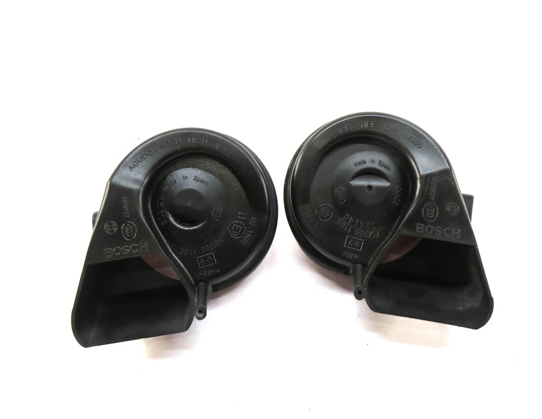 Thumbnail 2: 2007-2015 AUDI Q7 R8 (4L 4S) HIGH & LOW TONE HORN SET-2