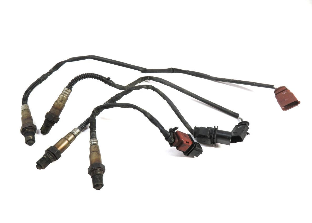 Thumbnail 2: 10 AUDI Q7 (4L) 3.6L (BHK VR6) V6 ENGINE OXYGEN O2 SENSOR PRE POST CAT SET OF 4
