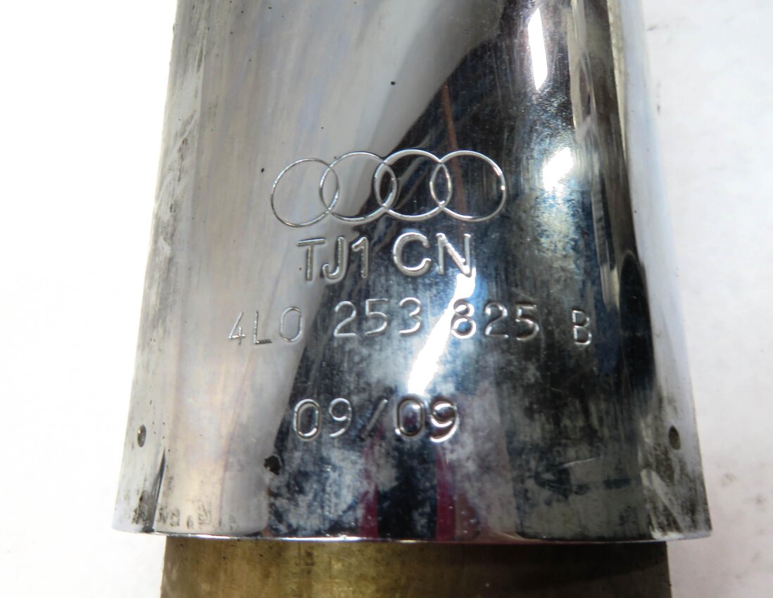 Thumbnail 5: 10 AUDI Q7 (4L) 3.6L (BHK VR6) V6 REAR LEFT RIGHT EXHAUST MUFFLER TIP SET 2