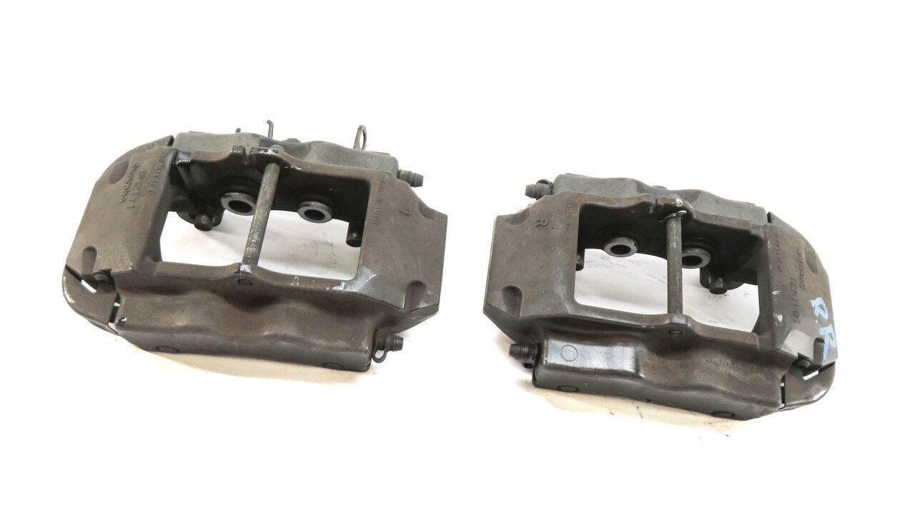 04-15 VW TOUAREG AUDI Q7 4L REAR LEFT RIGHT ABS DISC BRAKE CALIPER SET-2 BREMBO