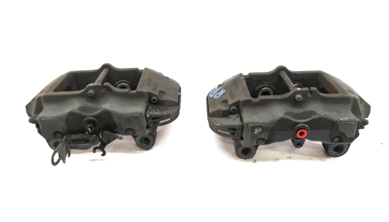 Thumbnail 3: 04-15 VW TOUAREG AUDI Q7 4L REAR LEFT RIGHT ABS DISC BRAKE CALIPER SET-2 BREMBO