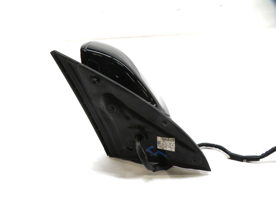 Thumbnail 4: 10-12 AUDI Q7 4L LEFT P-FOLD AUTODIM MEMORY DOOR MIRROR (ORCA BLACK METALLIC 2T)