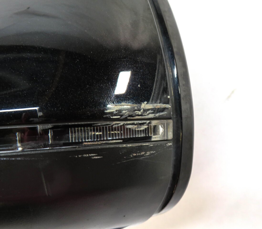 Thumbnail 7: 10-12 AUDI Q7 4L LEFT P-FOLD AUTODIM MEMORY DOOR MIRROR (ORCA BLACK METALLIC 2T)