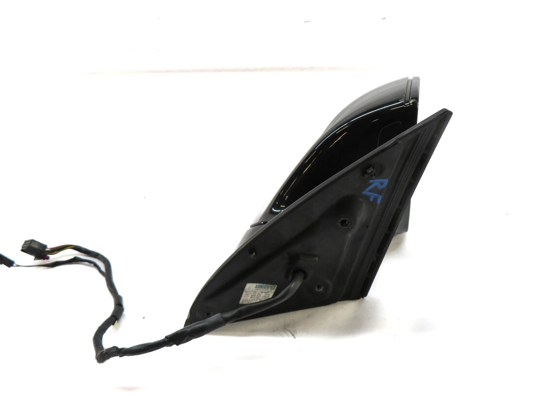 Thumbnail 4: 10-12 AUDI Q7 4L RIGHT P-FOLD AUTODIM MEMORY DOOR MIRROR (ORCA BLACK METALLIC)