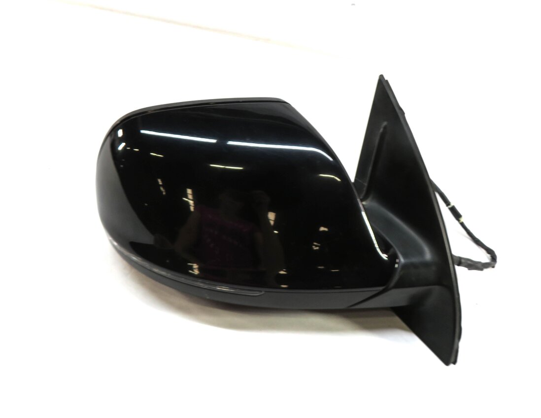 Thumbnail 5: 10-12 AUDI Q7 4L RIGHT P-FOLD AUTODIM MEMORY DOOR MIRROR (ORCA BLACK METALLIC)