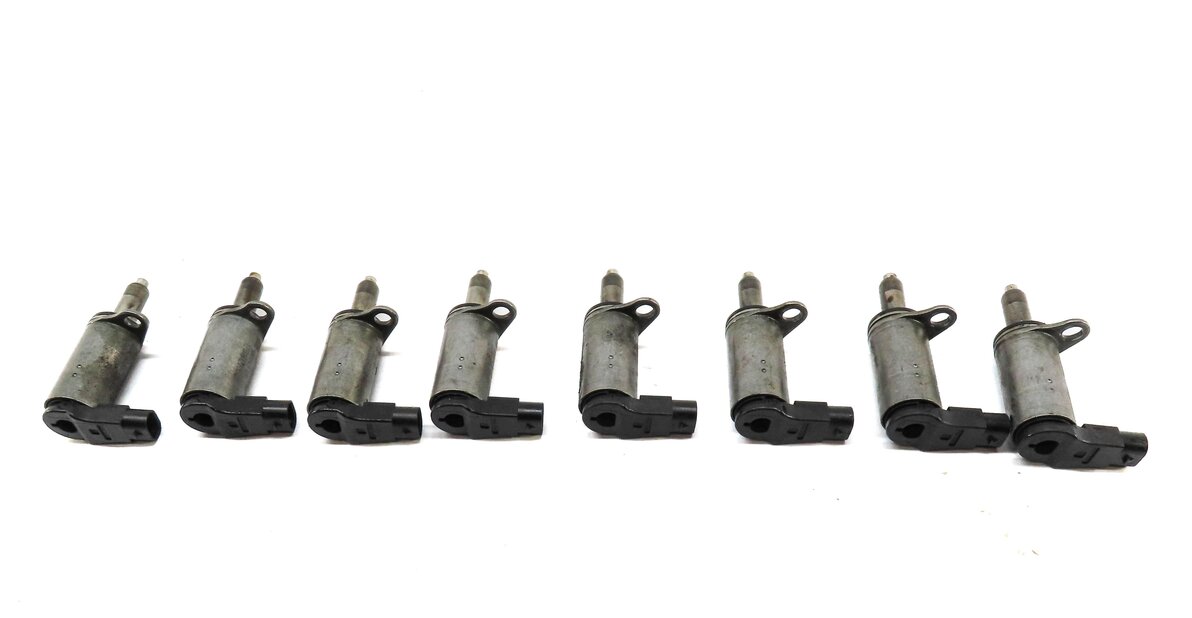 Thumbnail 2: 2013 AUDI A6 (C7) 2.0L CAEB TURBO ENGINE CAMSHAFT VALVE SOLENOID SET-8