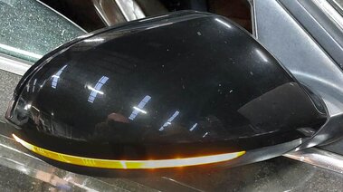 Thumbnail 2: 2012-2013 AUDI A6 (C7) RIGHT P-FOLD HEAT BLIND SPOT AUTODIM DOOR MIRROR (BLACK)