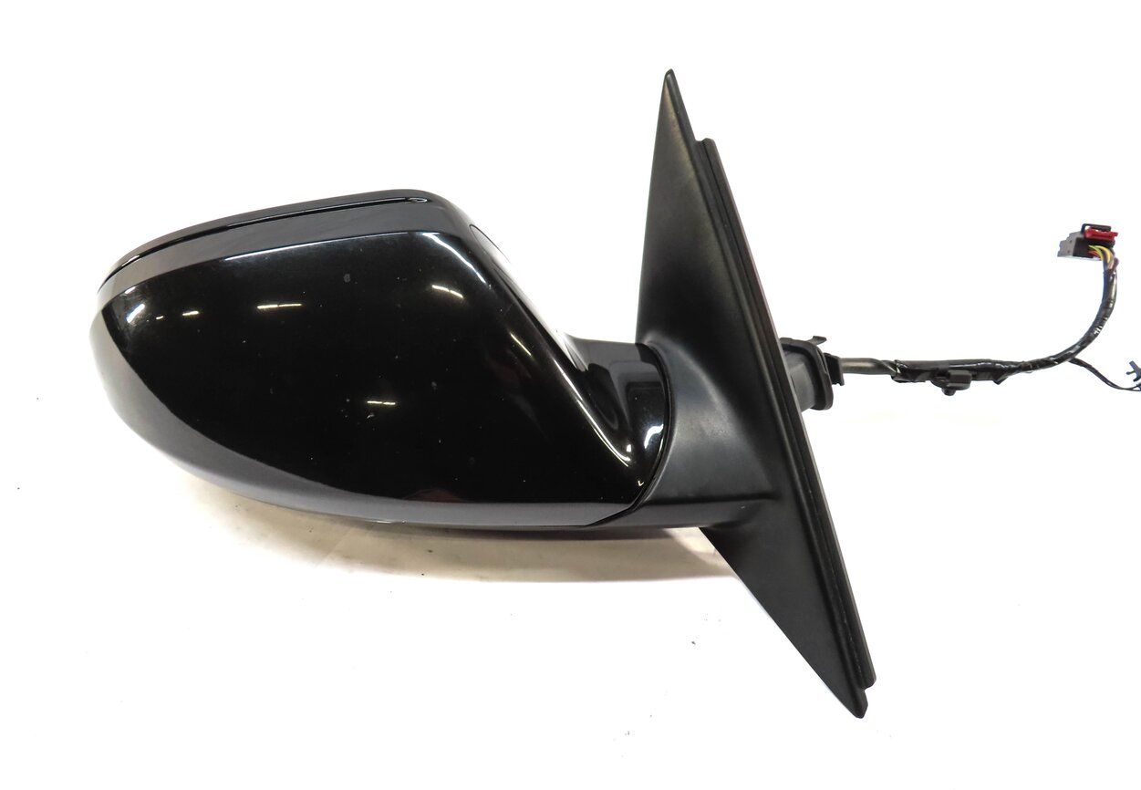 Thumbnail 5: 2012-2013 AUDI A6 (C7) RIGHT P-FOLD HEAT BLIND SPOT AUTODIM DOOR MIRROR (BLACK)
