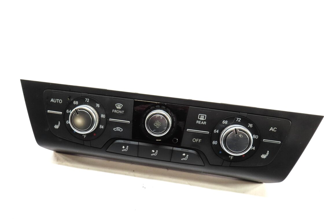 2013 AUDI A6 (C7) FRONT HEATER A/C TEMPERATURE CLIMATE CONTROL PANEL