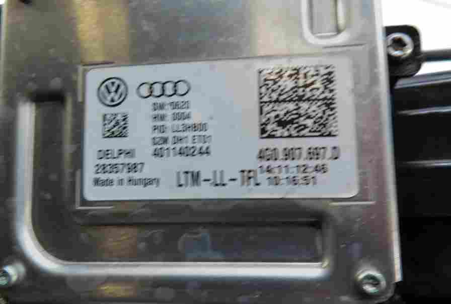 Thumbnail 7: 12-15 AUDI A6 (C7) LEFT FRONT DRIVER XENON HID HEADLIGHT LIGHT LAMP (NON AFS)