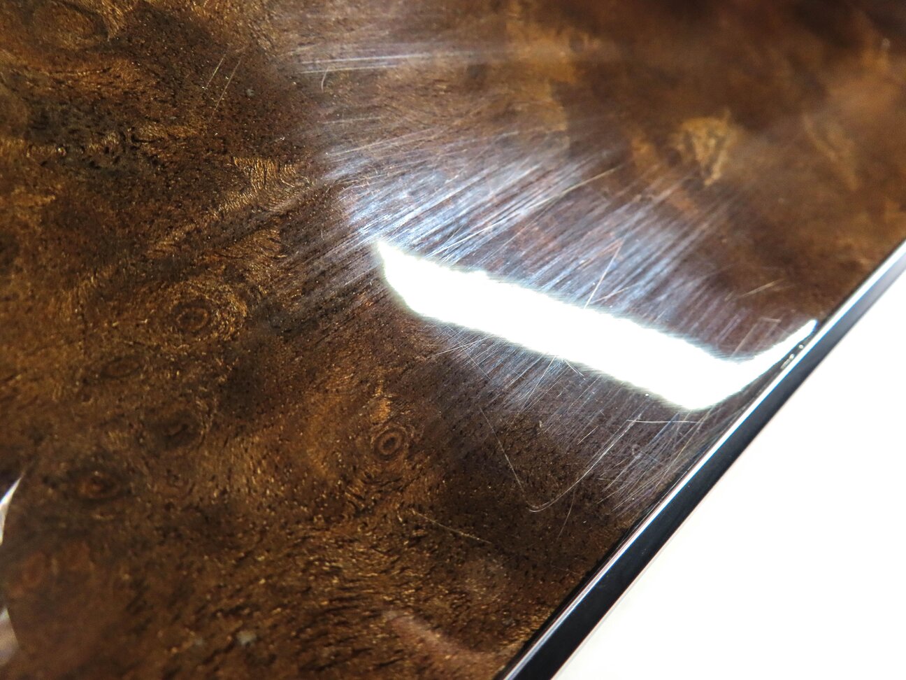 Thumbnail 2: 2013 AUDI A6 (C7) INTERIOR DASH & DOOR TRIM PANEL SET-6 (DARK BROWN WALNUT WOOD)