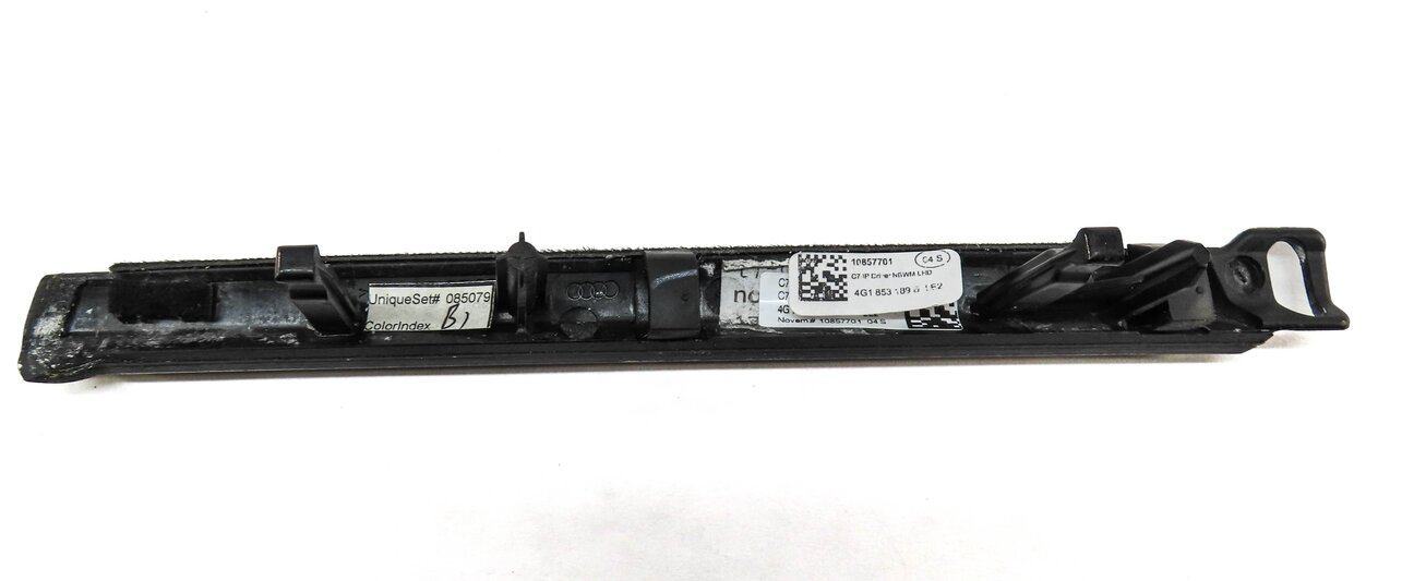 Thumbnail 8: 2013 AUDI A6 (C7) INTERIOR DASH & DOOR TRIM PANEL SET-6 (DARK BROWN WALNUT WOOD)