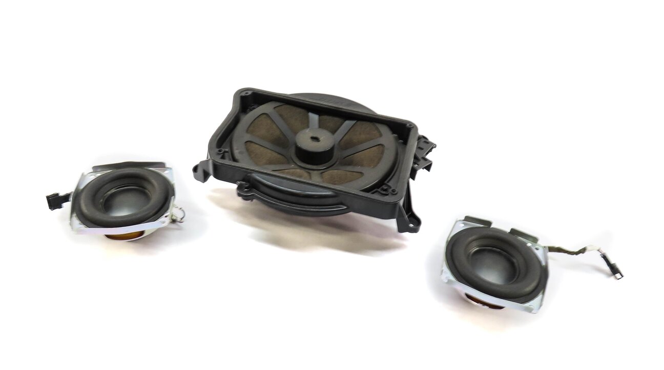 2013 AUDI A6 (C7) BOSE AUDIO FRONT DOOR SPEAKER REAR DECK SUB SUBWOOFER SET-3