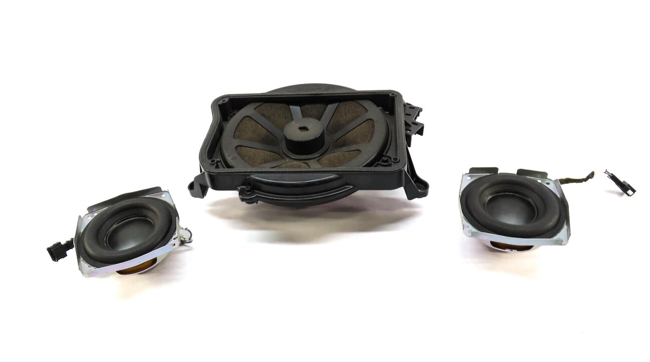 Thumbnail 2: 2013 AUDI A6 (C7) BOSE AUDIO FRONT DOOR SPEAKER REAR DECK SUB SUBWOOFER SET-3