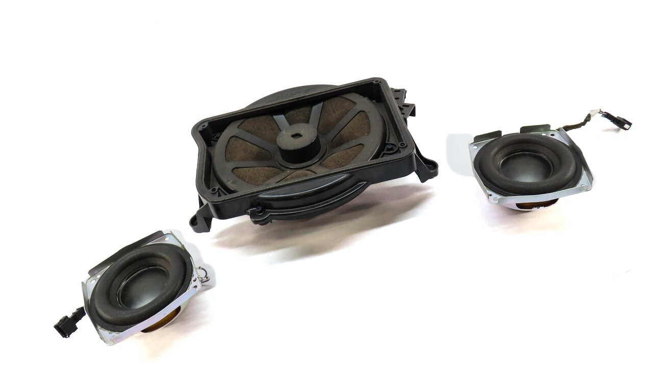 Thumbnail 3: 2013 AUDI A6 (C7) BOSE AUDIO FRONT DOOR SPEAKER REAR DECK SUB SUBWOOFER SET-3