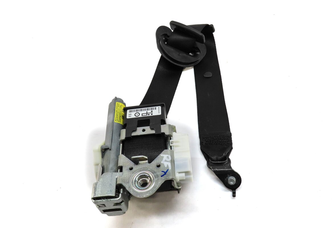 Thumbnail 3: 14-19 BMW 3 4 SERIES (F30 F32 F34) RIGHT PASSENGER SEATBELT RETRACTOR (BLACK)