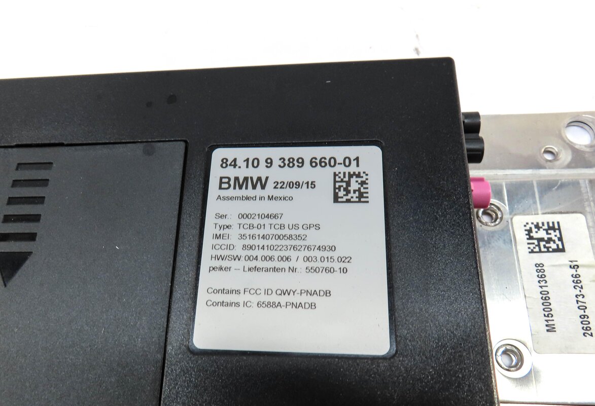 Thumbnail 3: 14-20 BMW 2 3 4 X3 X5 X6 (F15 F16 F22 F25 F30 F32 F86) BLUETOOTH CONTROL MODULE