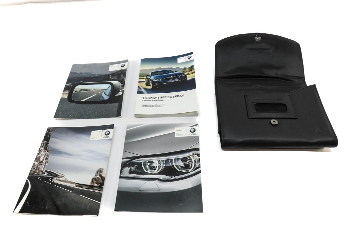 Thumbnail 2: 2016 BMW 328i (F30) OWNERS MANUAL BOOK BOOKLET GUIDE SET w/ CASE