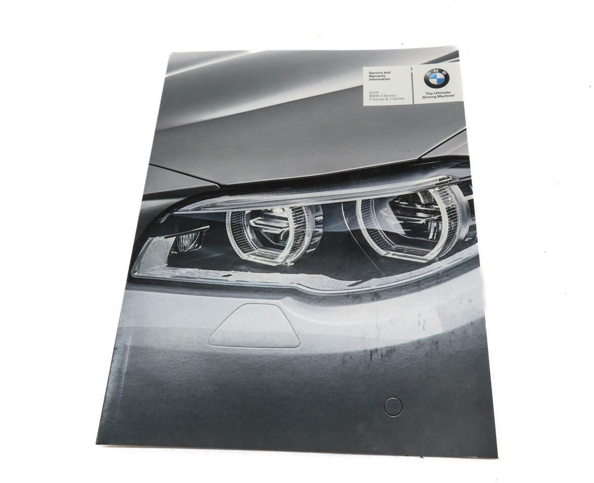 Thumbnail 3: 2016 BMW 328i (F30) OWNERS MANUAL BOOK BOOKLET GUIDE SET w/ CASE