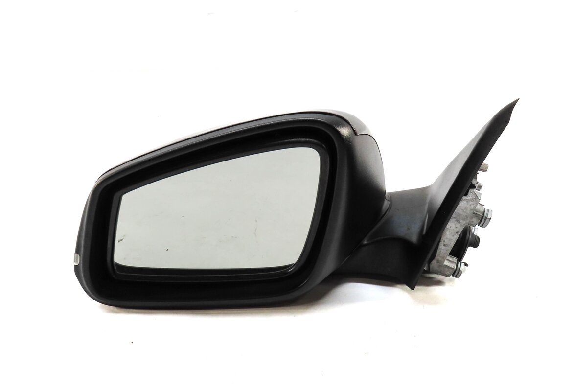 Thumbnail 3: 13-19 BMW 328i 330i 335i 340i (F30) LEFT PFOLD HEAT AUTODIM DOOR MIRROR (CARBON)