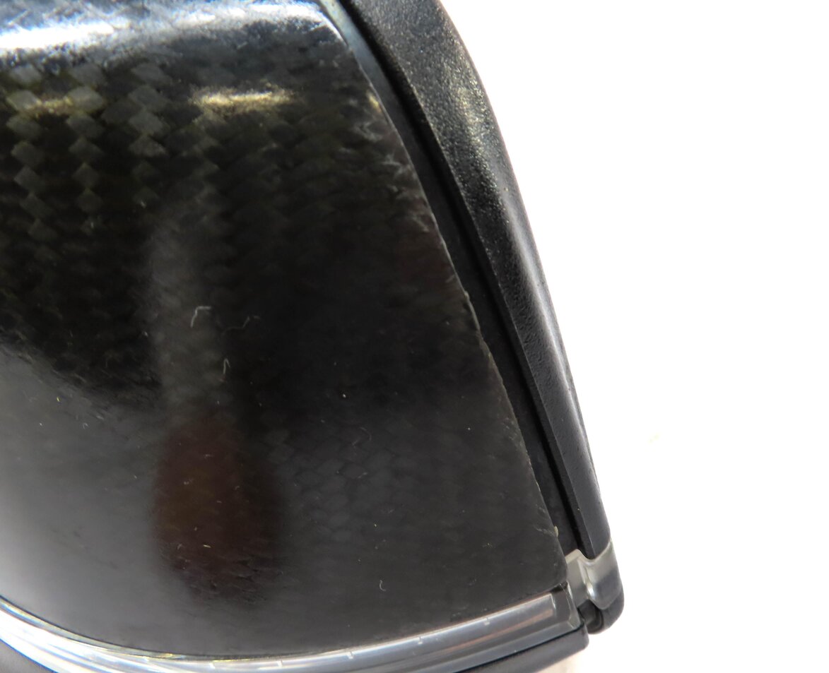 Thumbnail 8: 13-19 BMW 328i 330i 335i 340i (F30) LEFT PFOLD HEAT AUTODIM DOOR MIRROR (CARBON)