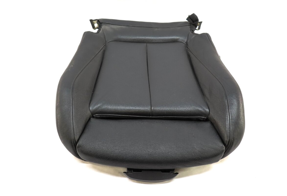 Thumbnail 2: 2016 BMW 328i (F30) LEFT DRIVER LOWER BOTTOM SPORT SEAT CUSHION (BLACK LEATHER)