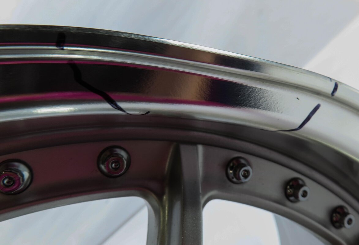 Thumbnail 4: ESR CS12 18x8.5 5x120 HYPER SILVER 30mm MACHINED LIP ALUMINUM WHEEL RIM