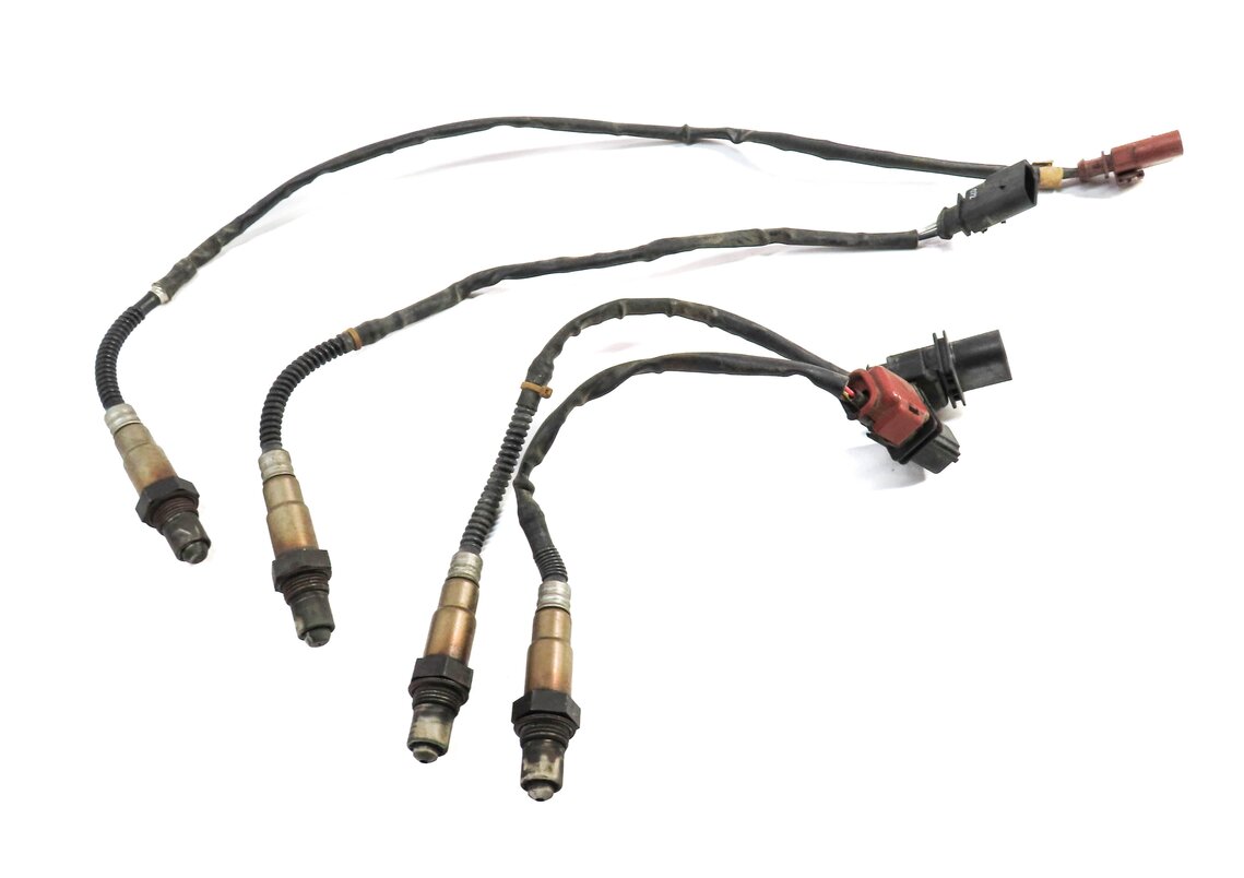 2008 AUDI Q7 (4L) 3.6L BHK PRE POST CAT O2 OXYGEN LAMBDA PROBE SENSOR SET-4