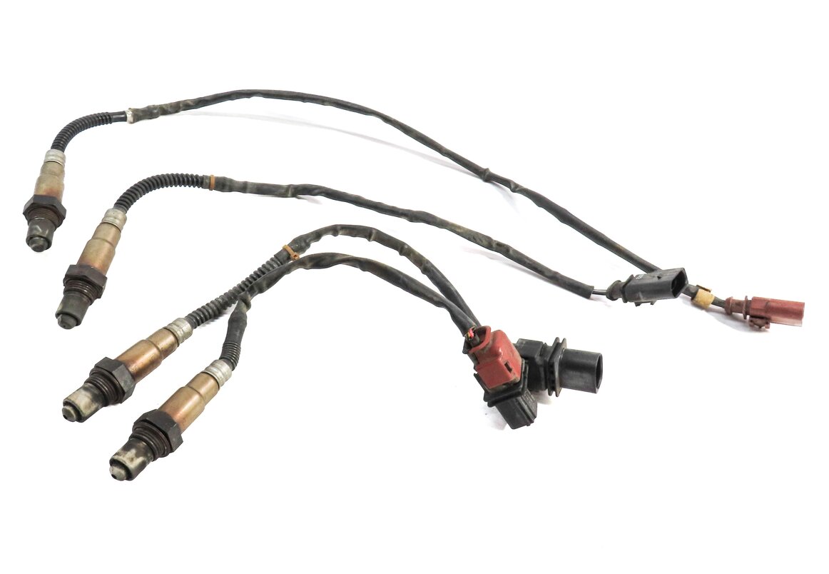 Thumbnail 2: 2008 AUDI Q7 (4L) 3.6L BHK PRE POST CAT O2 OXYGEN LAMBDA PROBE SENSOR SET-4