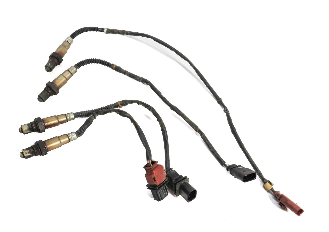 Thumbnail 3: 2008 AUDI Q7 (4L) 3.6L BHK PRE POST CAT O2 OXYGEN LAMBDA PROBE SENSOR SET-4