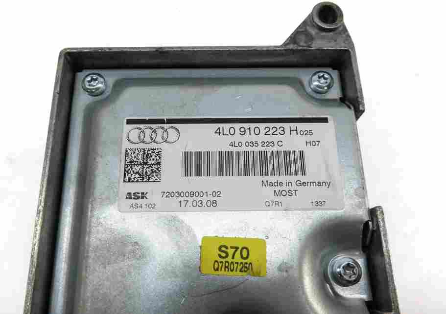 Thumbnail 4: 2007-2009 AUDI Q7 (4L) RADIO STEREO ©ASK INDUSTRIES AUDIO AMP AMPLIFIER