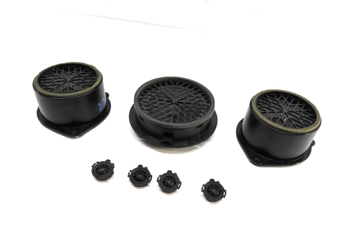 2008 AUDI Q7 (4L) RADIO STEREO AUDIO SUBWOOFER TWEETER SPEAKER SET-7