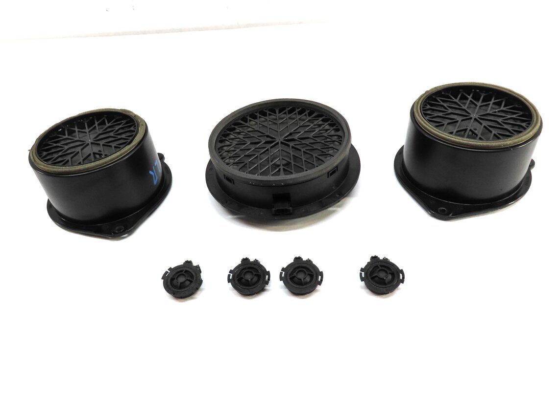Thumbnail 2: 2008 AUDI Q7 (4L) RADIO STEREO AUDIO SUBWOOFER TWEETER SPEAKER SET-7
