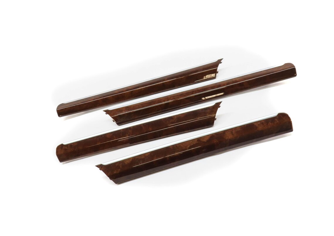 Thumbnail 3: 2008 AUDI Q7 (4L) FRONT & REAR DOOR INTERIOR TRIM SET (NATURAL WALNUT WOOD 5TS)