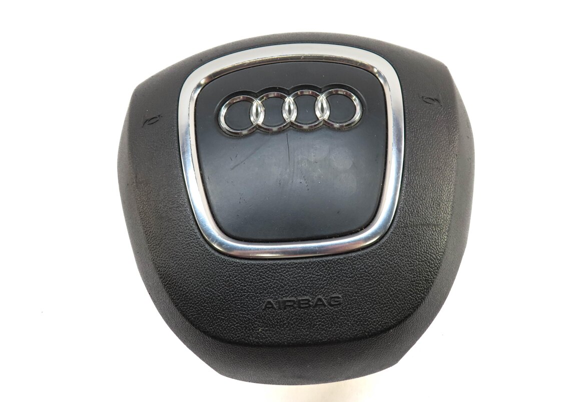 Thumbnail 2: 2007-2010 AUDI Q7 (4L) LEFT FRONT DRIVER STEERING WHEEL AIRBAG AIR BAG (BLACK)