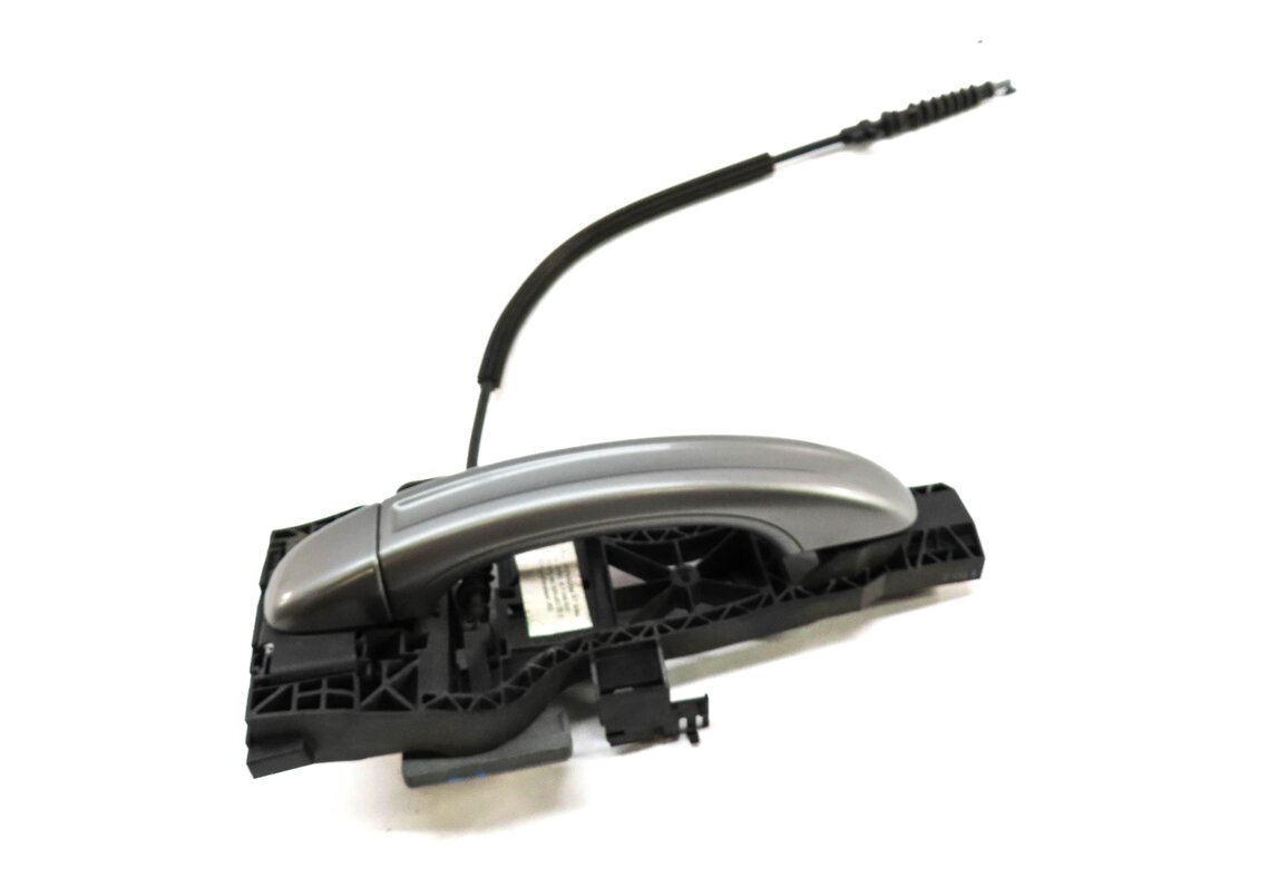 2007-2015 AUDI Q7 (4L) LEFT REAR KEYLESS EXTERIOR DOOR HANDLE (QUARTZ GRAY Q4)