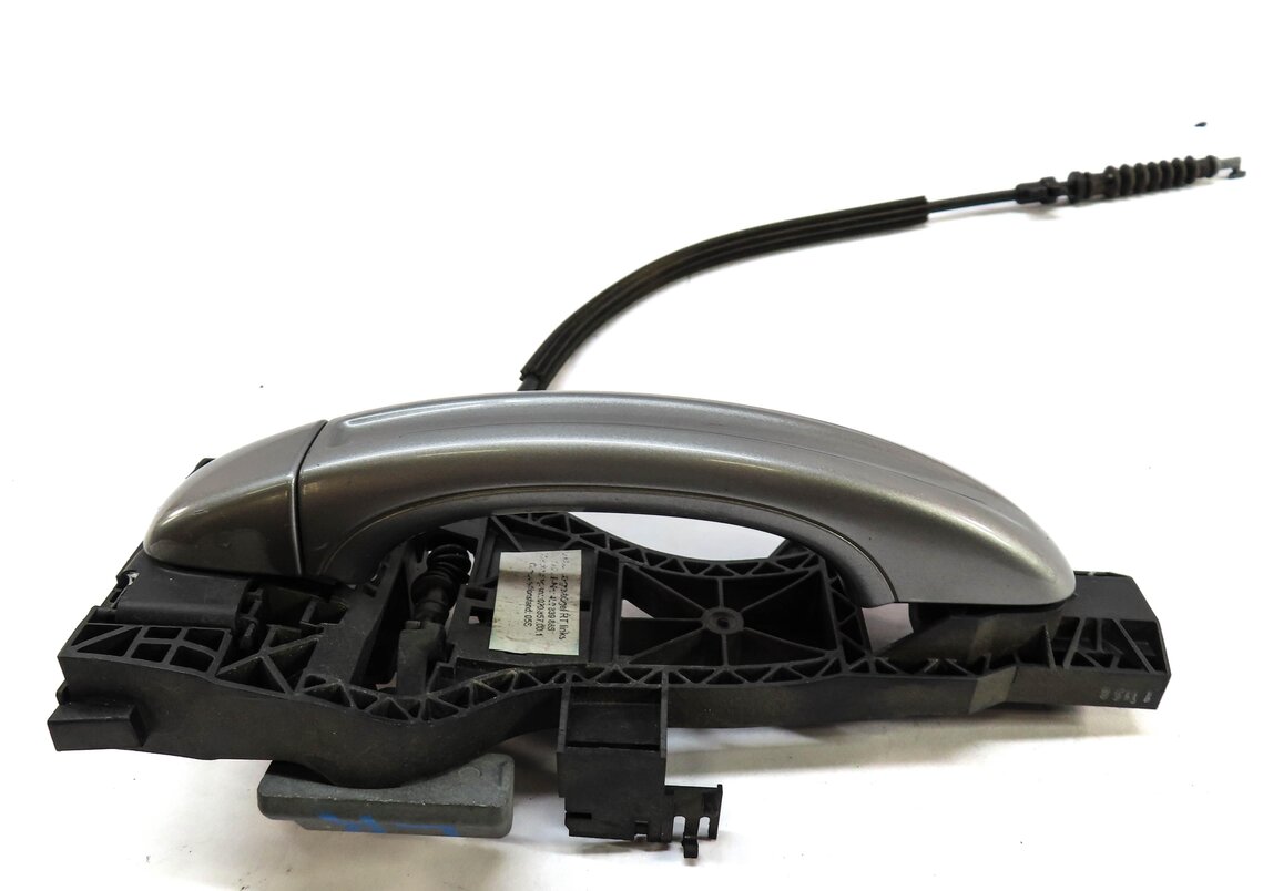 Thumbnail 2: 2007-2015 AUDI Q7 (4L) LEFT REAR KEYLESS EXTERIOR DOOR HANDLE (QUARTZ GRAY Q4)