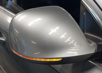 Thumbnail 2: 07-09 AUDI Q7 (4L) RIGHT PASSENGER HEATED MEMORY AUTODIM DOOR MIRROR (GRAY Q4)