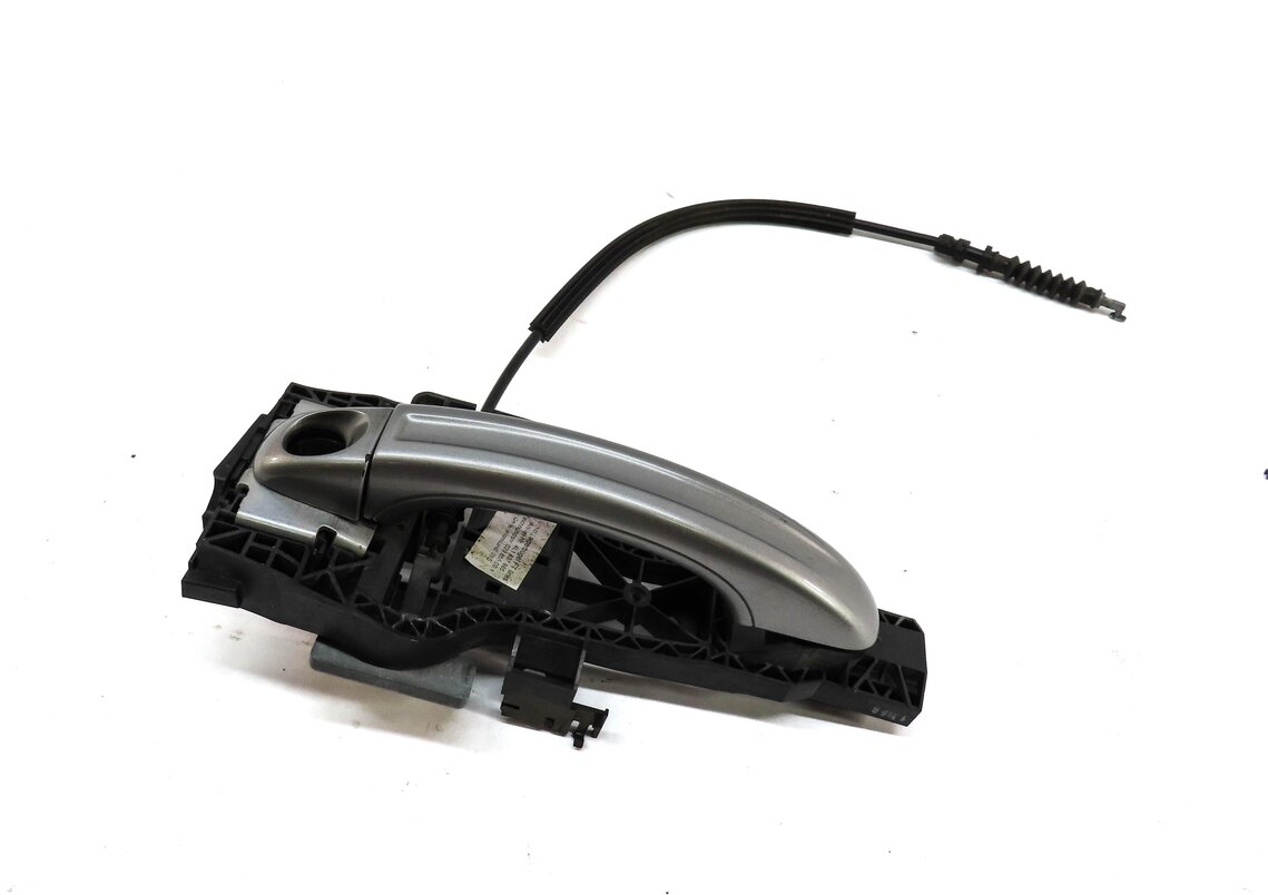 2007-2015 AUDI Q7 (4L) LEFT FRONT DRIVER KEYLESS EXTERIOR DOOR HANDLE (GRAY Q4)