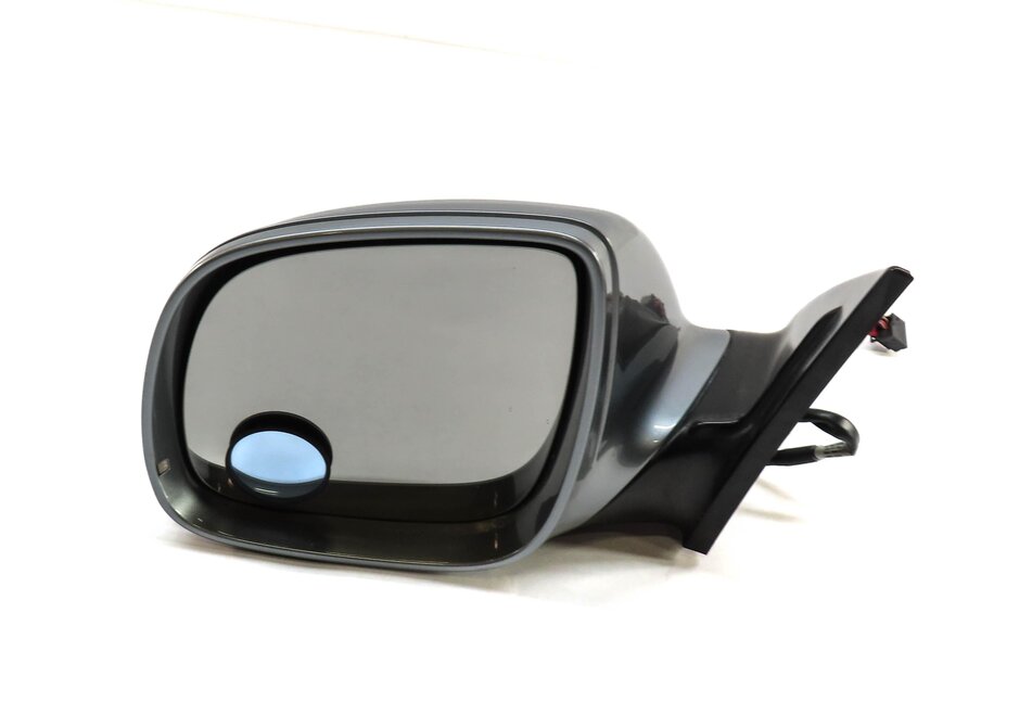 Thumbnail 3: 2007-2009 AUDI Q7 (4L) LEFT - HEATED MEMORY BLIND SPOT DOOR MIRROR (QUARTZ GRAY)
