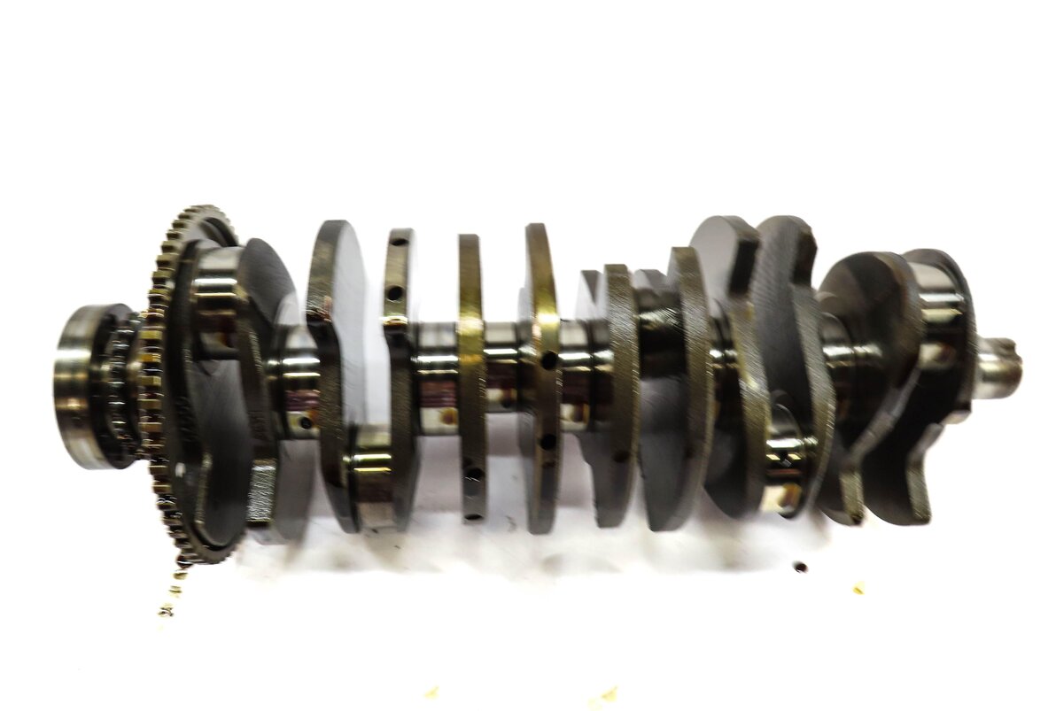 Thumbnail 4: 2008 AUDI Q7 (4L) 3.6L BHK ENGINE CRANKSHAFT CRANK SHAFT ASSEMBLY