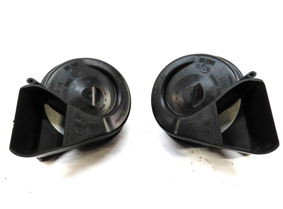 Thumbnail 2: 2012-2020 AUDI A6 S6 A7 S7 RS7 A8 S8 (C7 D4) HIGH & LOW TONE SAFETY HORN SET-2