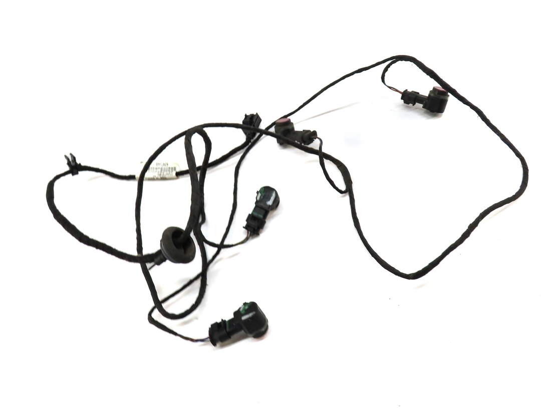 2012 AUDI A6 (C7) REAR PDC PARK DISTANCE SENSOR SET w/ HARNESS (BLACK)