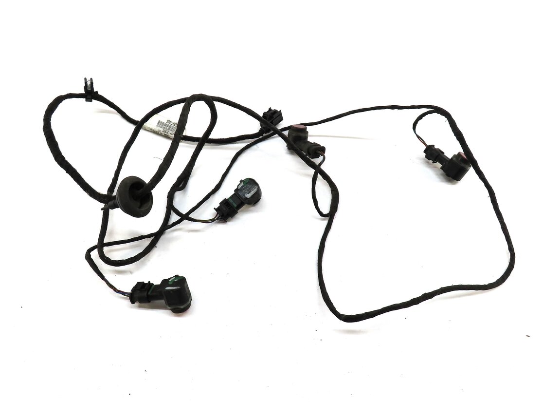 Thumbnail 2: 2012 AUDI A6 (C7) REAR PDC PARK DISTANCE SENSOR SET w/ HARNESS (BLACK)